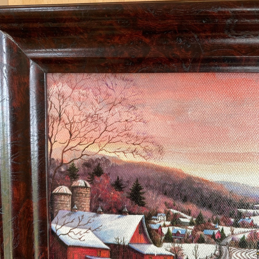 Mary Ann MA Vessey Folk Art Canvas Lithograph - Picture 7 of 11